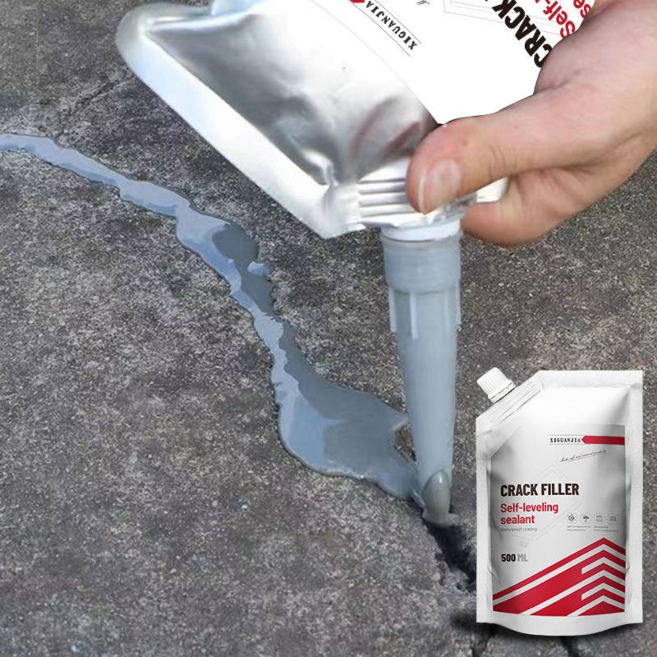 CrackFiller, Sigillante Elastico per Riparazione Crepe (500 ml) - Image 3