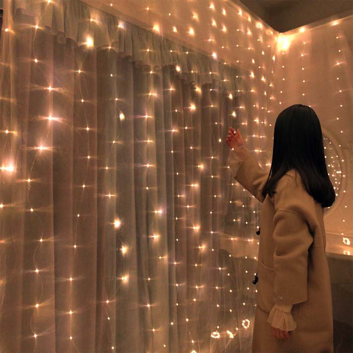 CurtainLED, tenda con 300 luci LED (3x3m) - Image 3