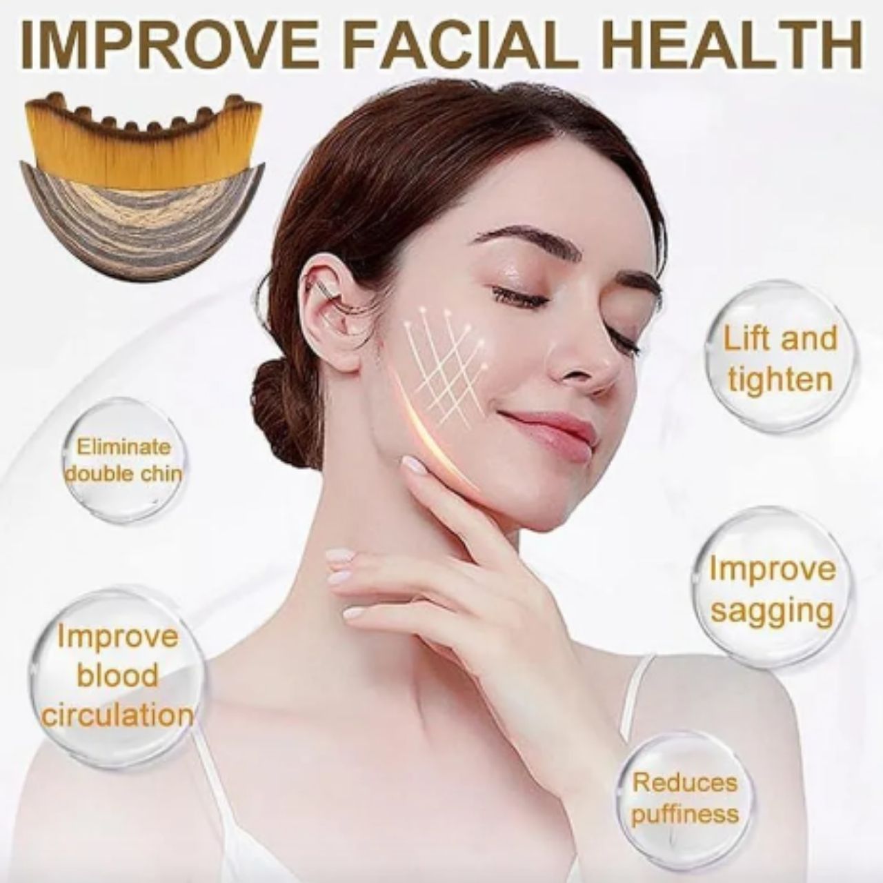 LymphaticBrush, spazzola per massaggio linfatico e modellamento del viso - Image 9
