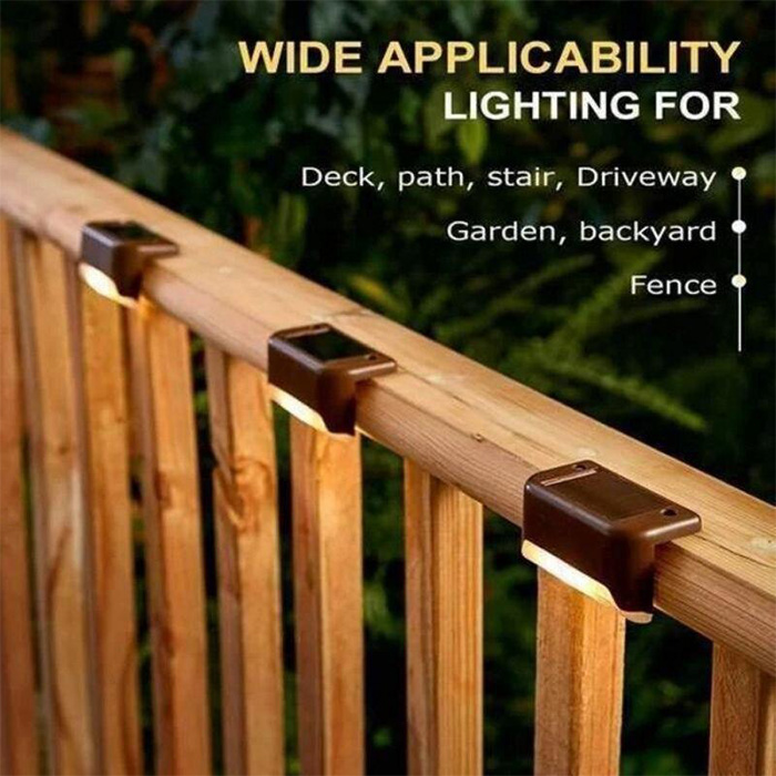 PatioLights, luci da giardino solari LED impermeabili (4 pz.) - Image 5
